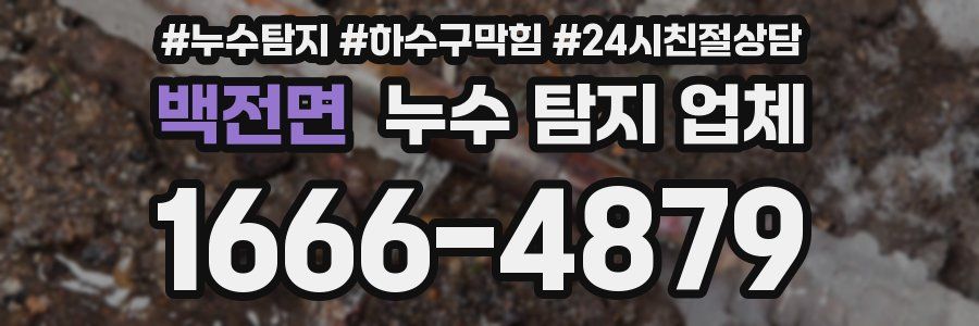 백전면 누수 탐지 업체