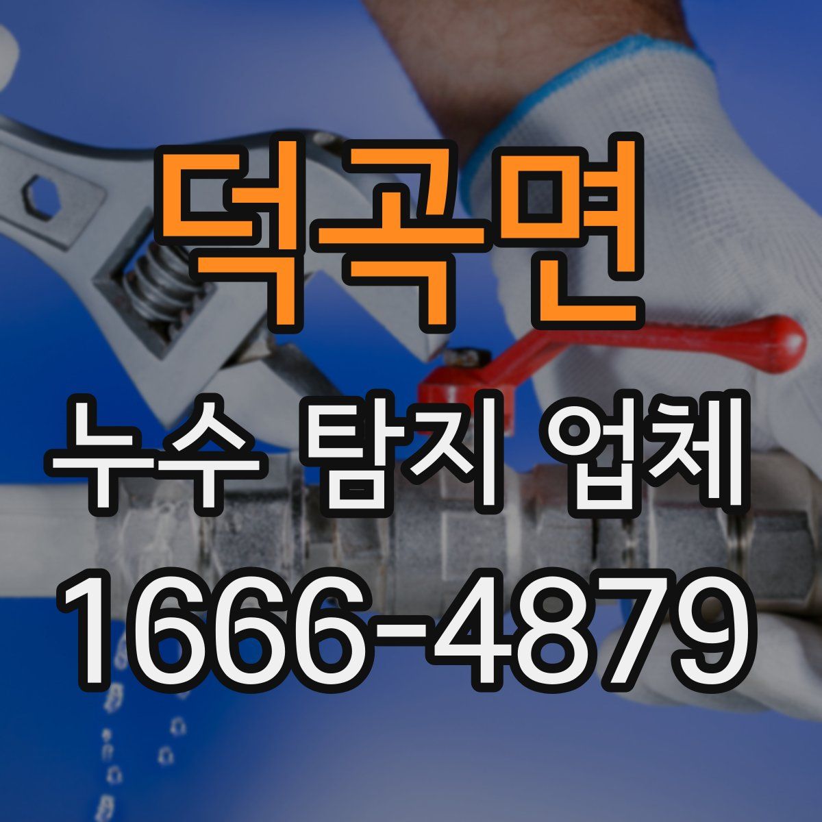 덕곡면 누수 탐지 업체