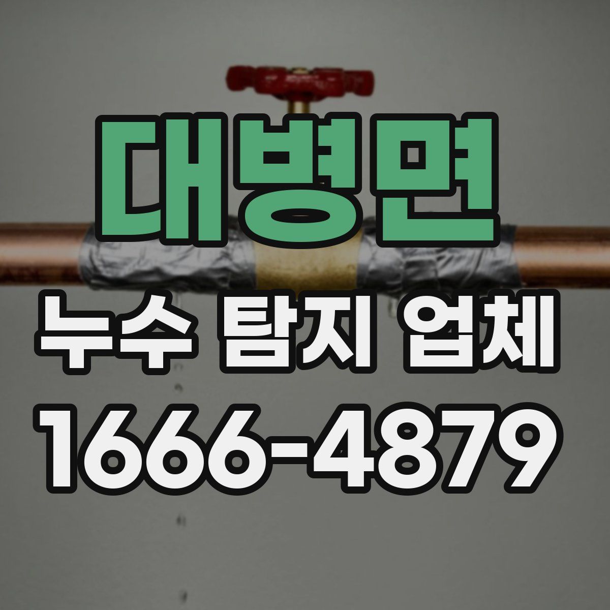 대병면 누수 탐지 업체
