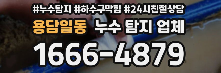 용담일동 누수 탐지 업체