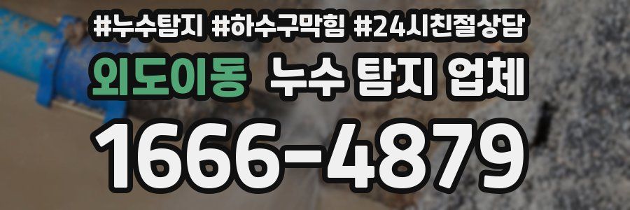 외도이동 누수 탐지 업체