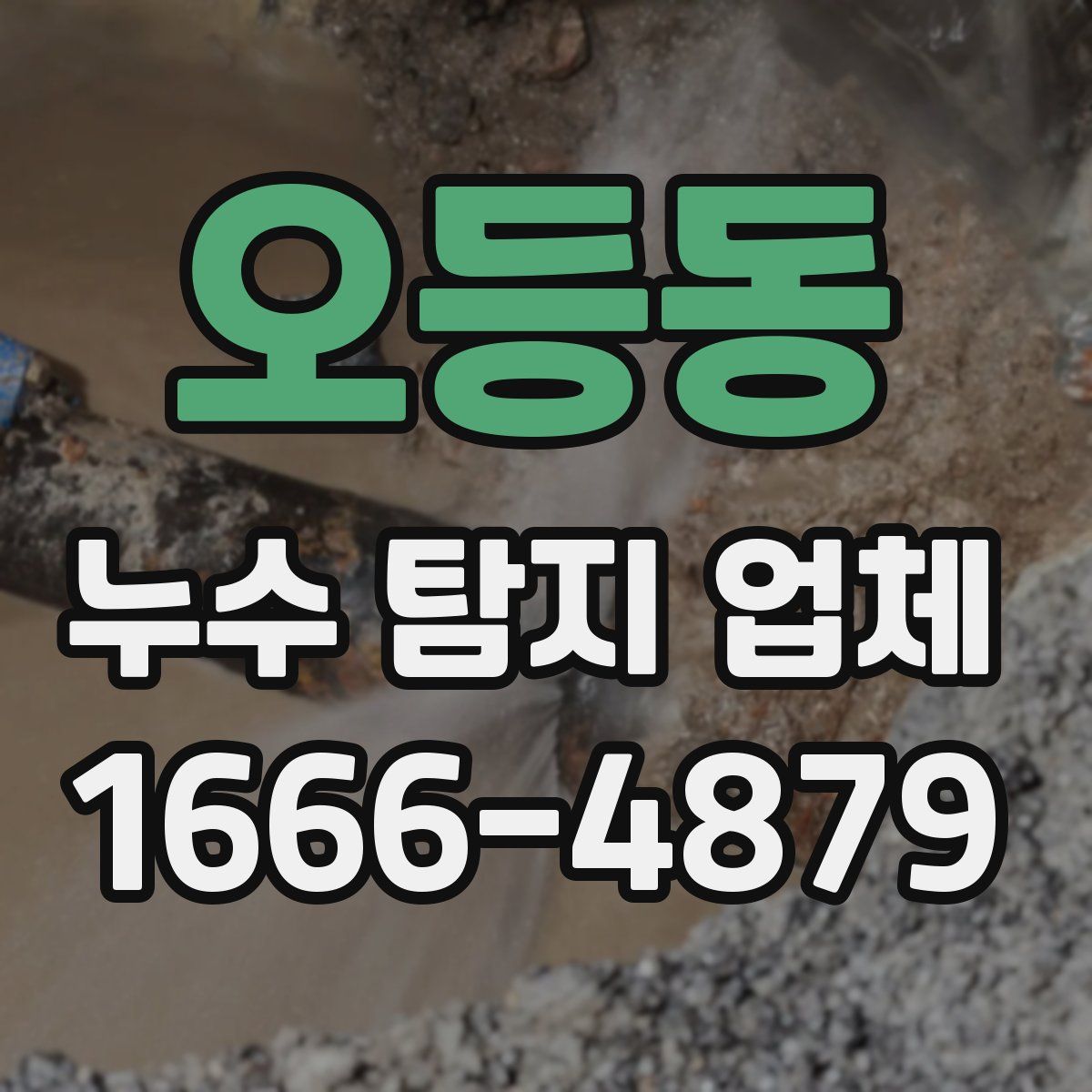 오등동 누수 탐지 업체