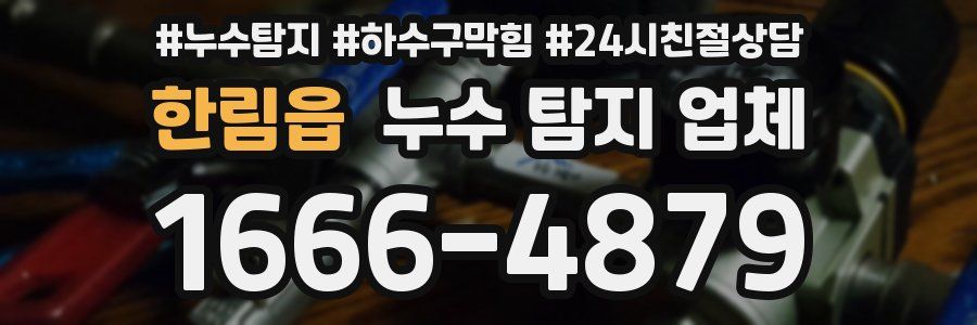 한림읍 누수 탐지 업체