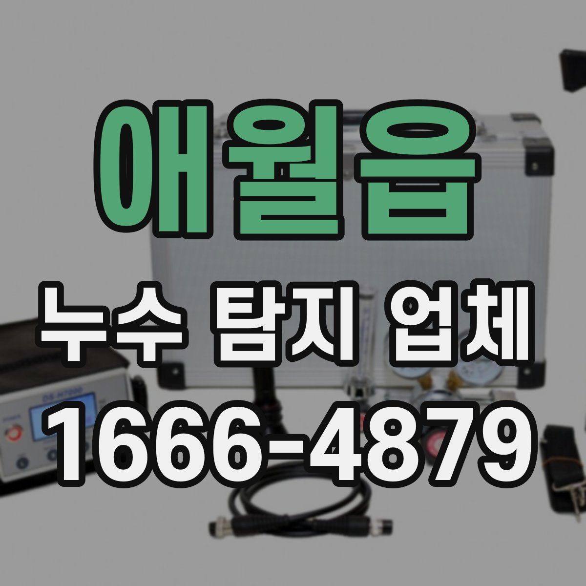 애월읍 누수 탐지 업체