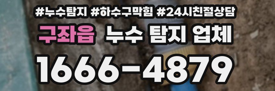 구좌읍 누수 탐지 업체
