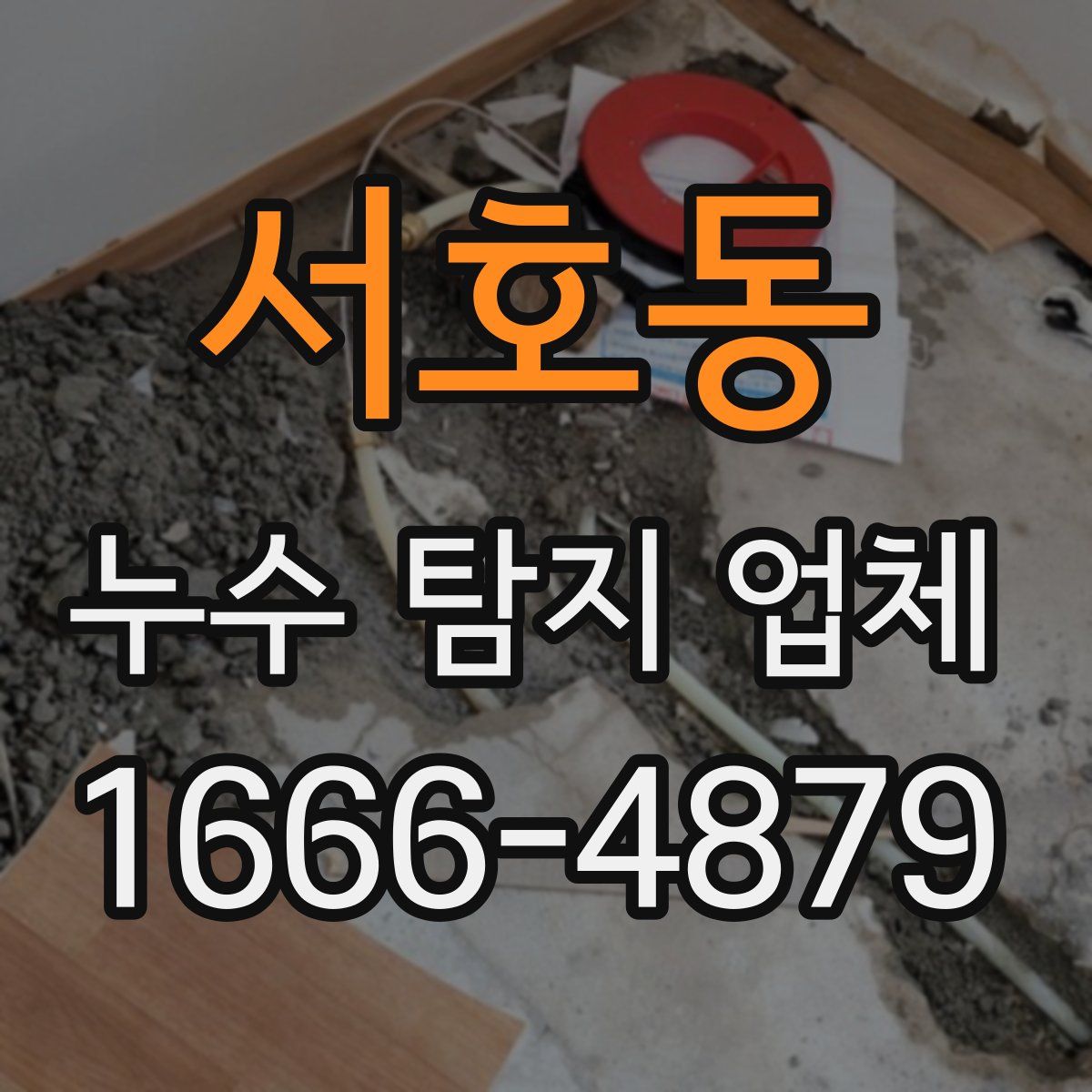 서호동 누수 탐지 업체