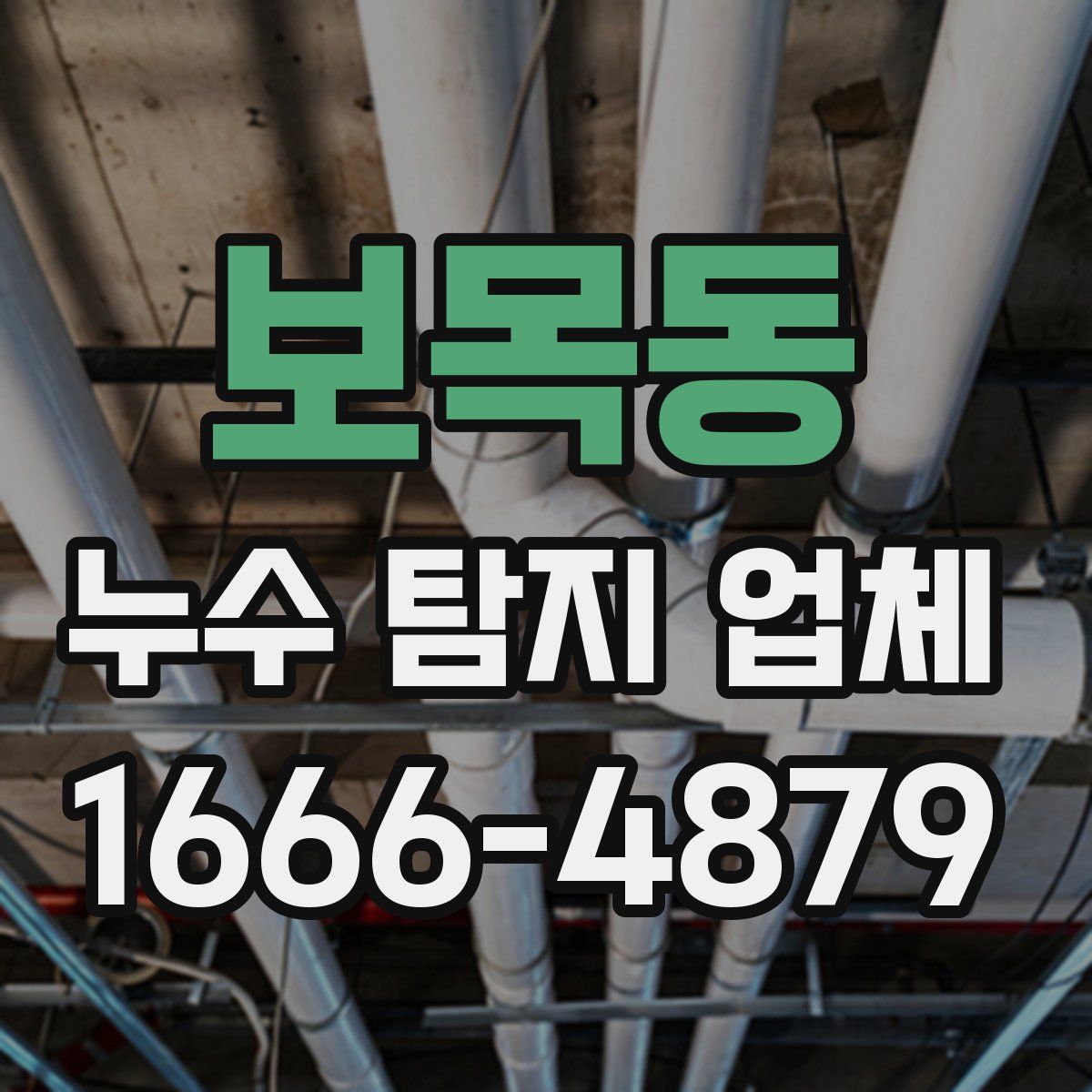 보목동 누수 탐지 업체