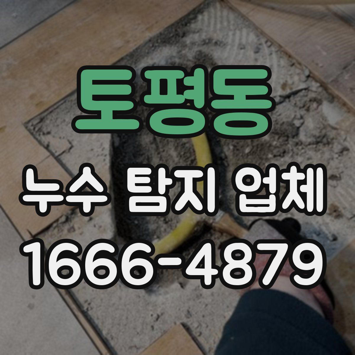 토평동 누수 탐지 업체