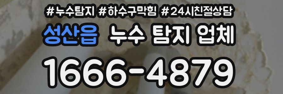 성산읍 누수 탐지 업체