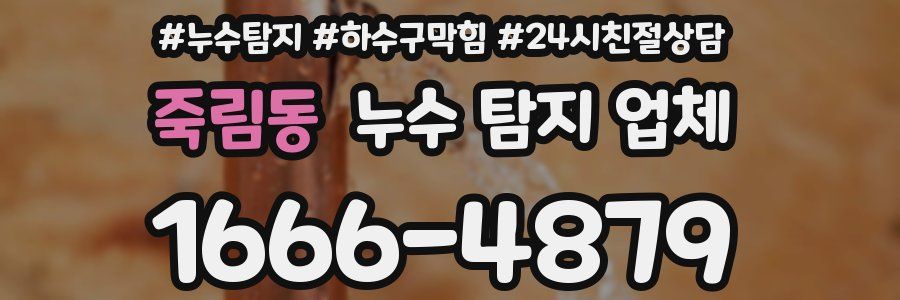 죽림동 누수 탐지 업체