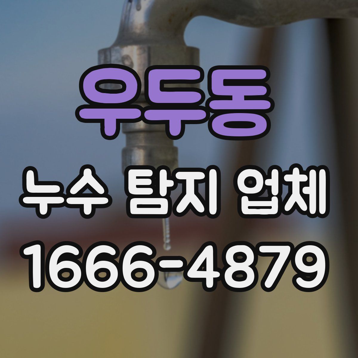 우두동 누수 탐지 업체