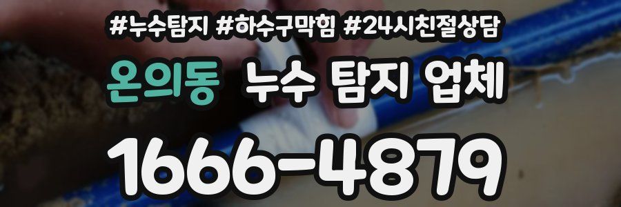 온의동 누수 탐지 업체