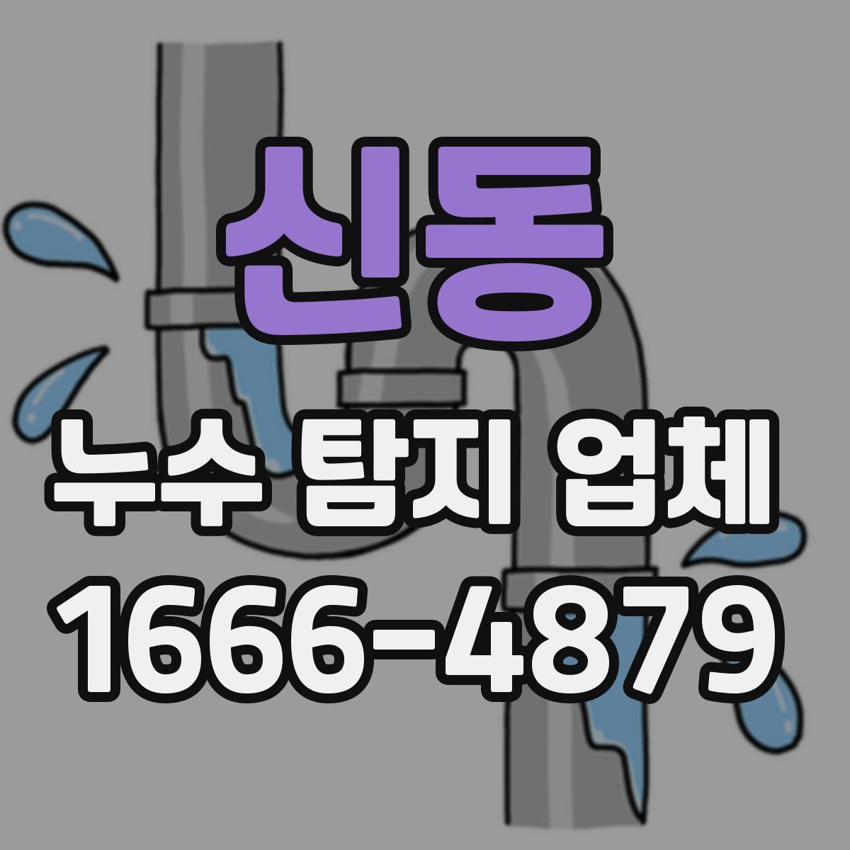 신동 누수 탐지 업체