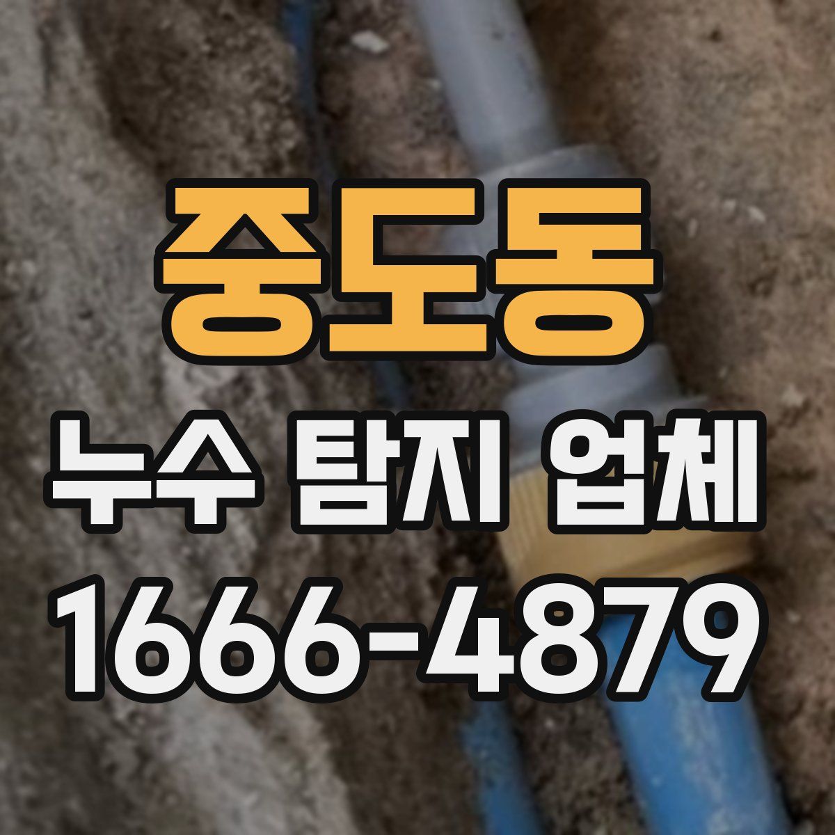 중도동 누수 탐지 업체