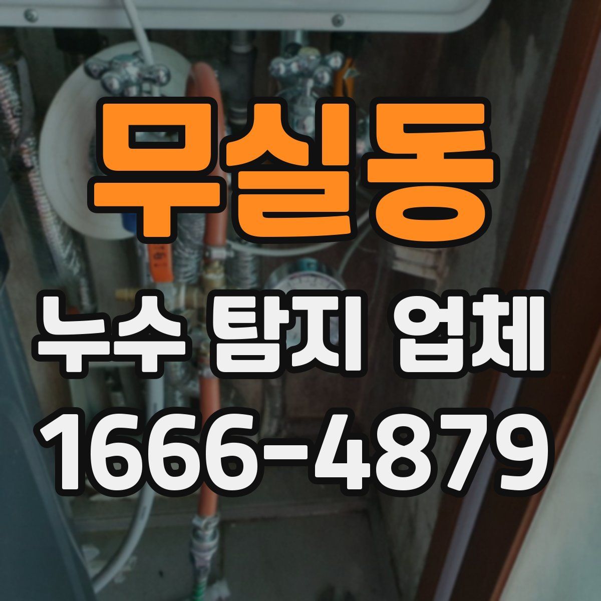 무실동 누수 탐지 업체