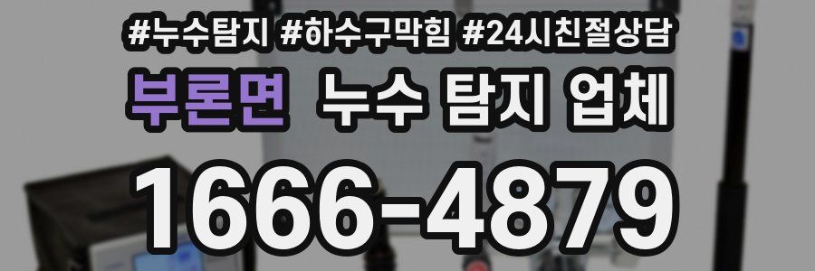 부론면 누수 탐지 업체