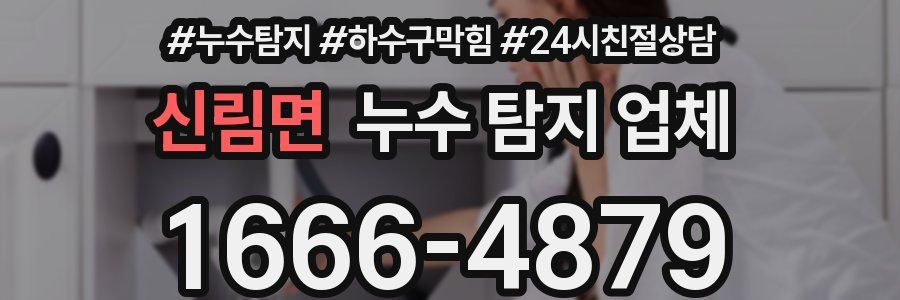 신림면 누수 탐지 업체