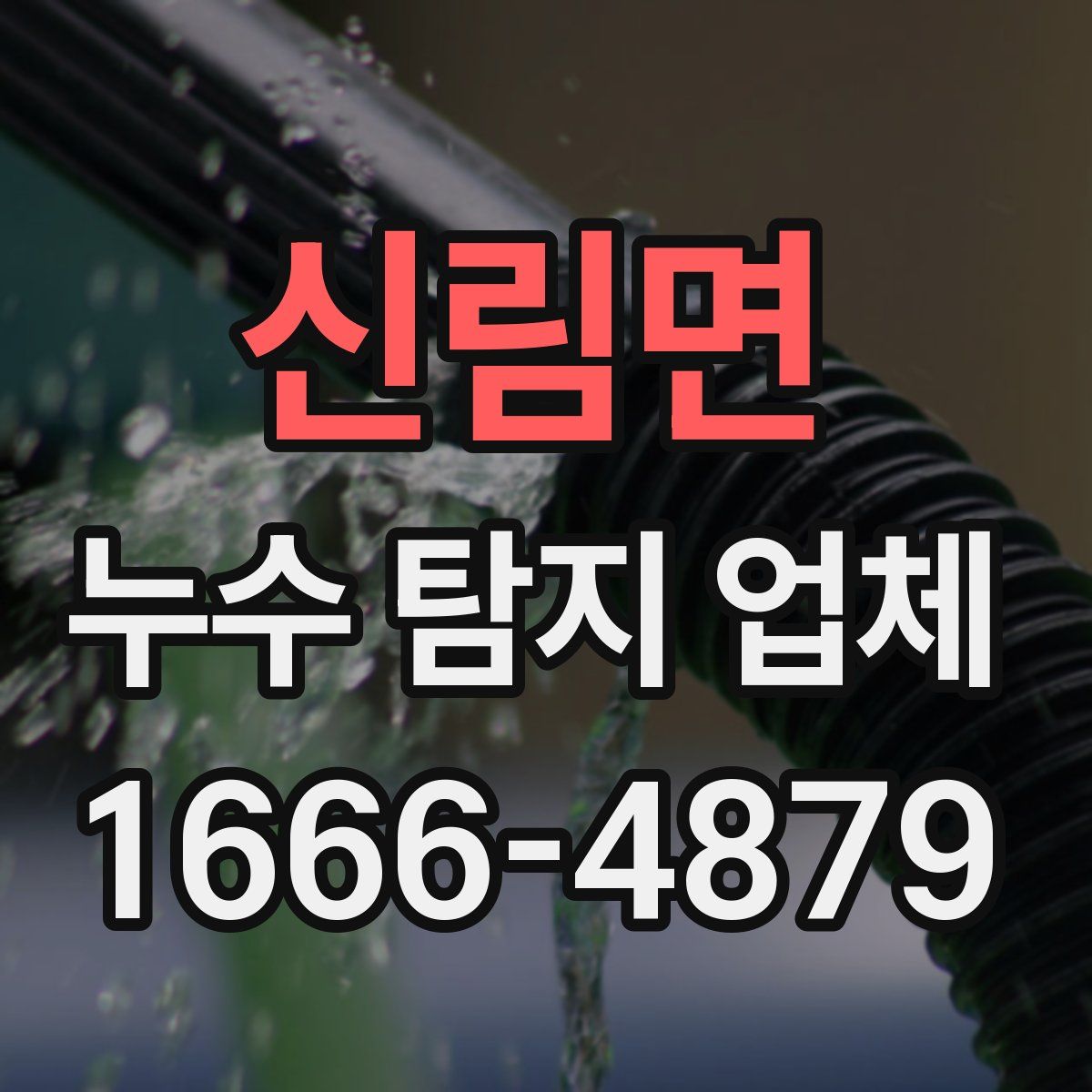 신림면 누수 탐지 업체