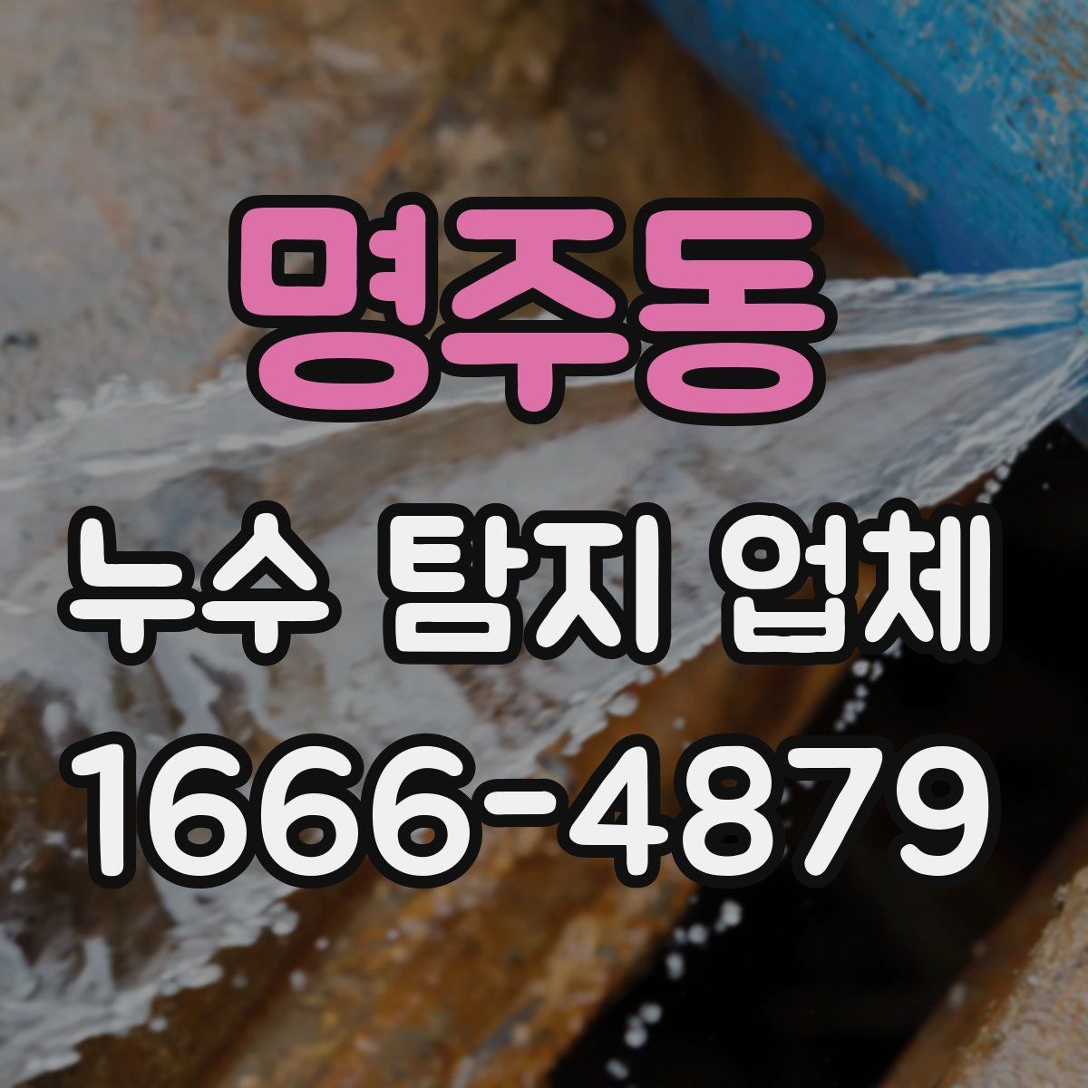 명주동 누수 탐지 업체