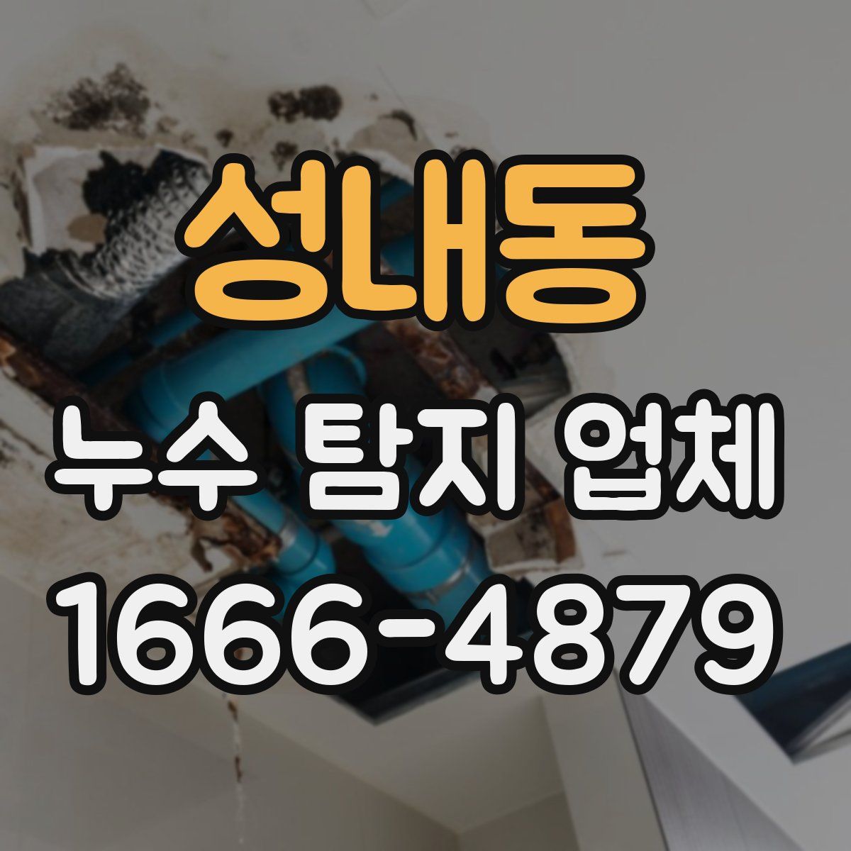 성내동 누수 탐지 업체