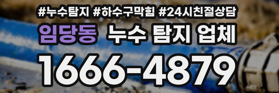 임당동 누수 탐지 업체