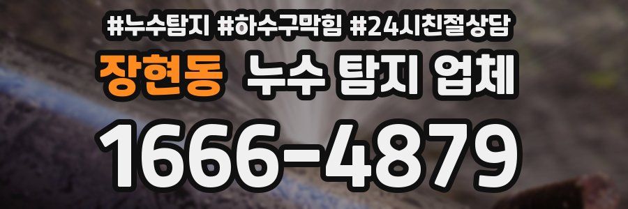 장현동 누수 탐지 업체