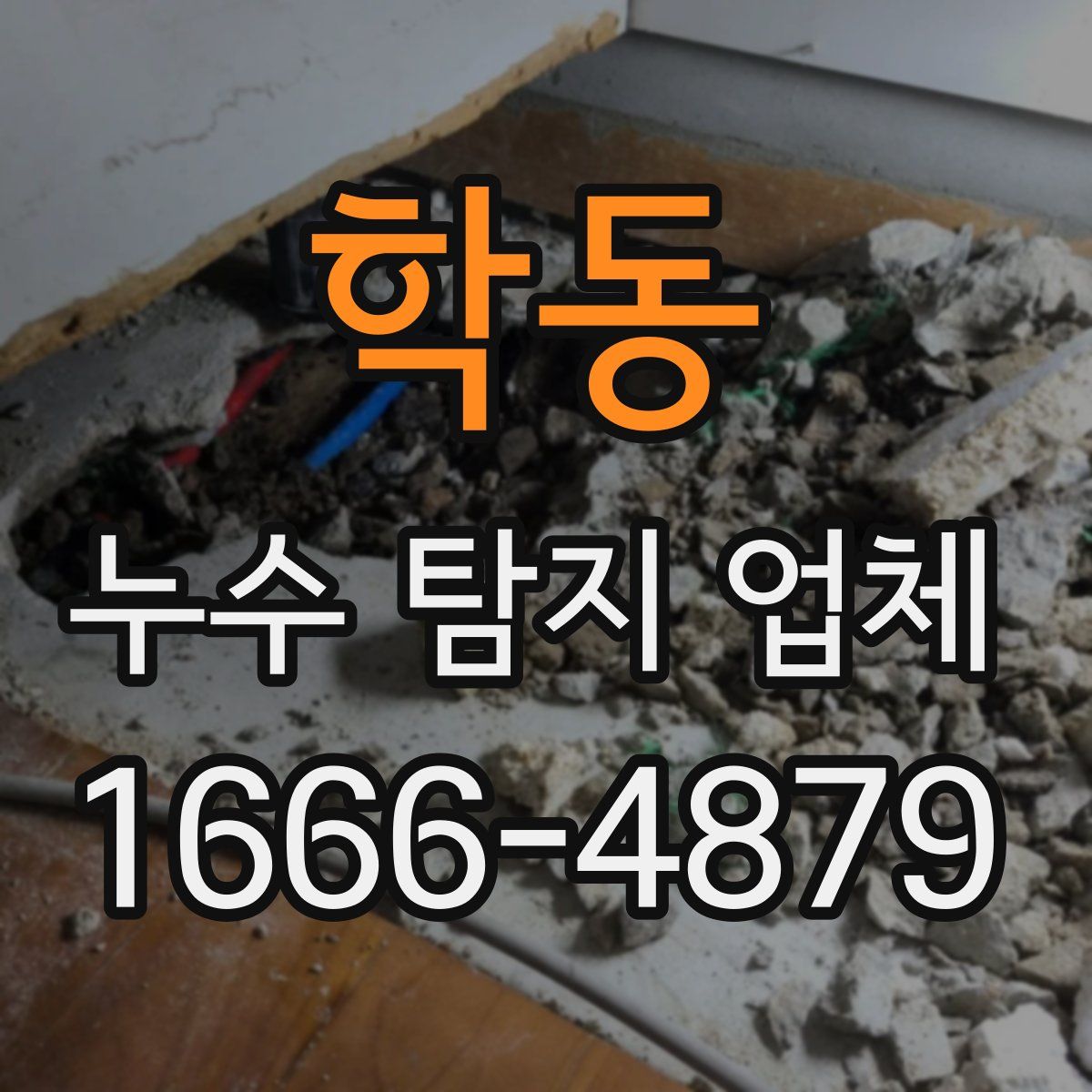 학동 누수 탐지 업체