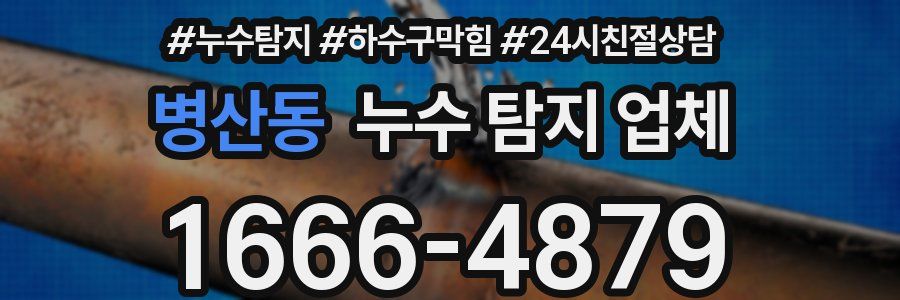 병산동 누수 탐지 업체