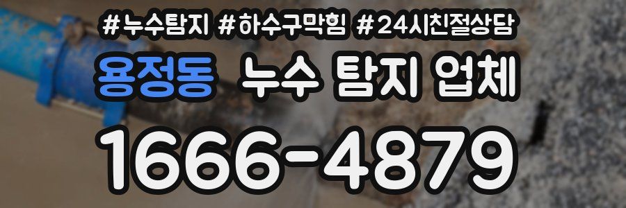 용정동 누수 탐지 업체