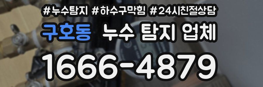 구호동 누수 탐지 업체