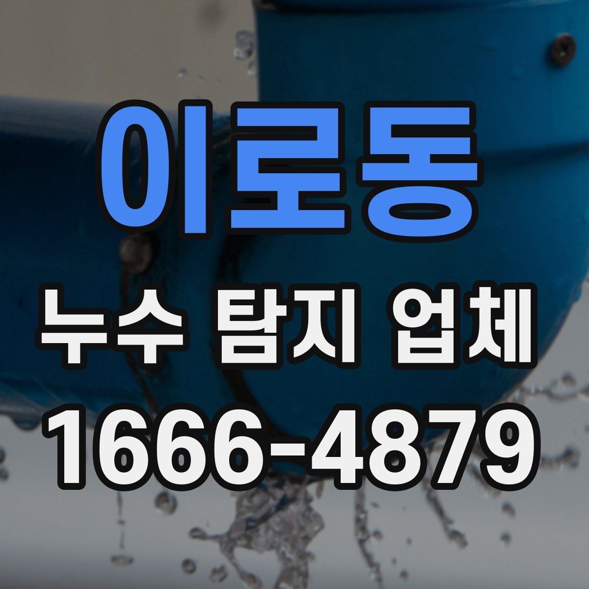 이로동 누수 탐지 업체