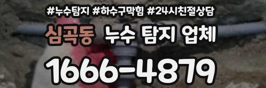 심곡동 누수 탐지 업체