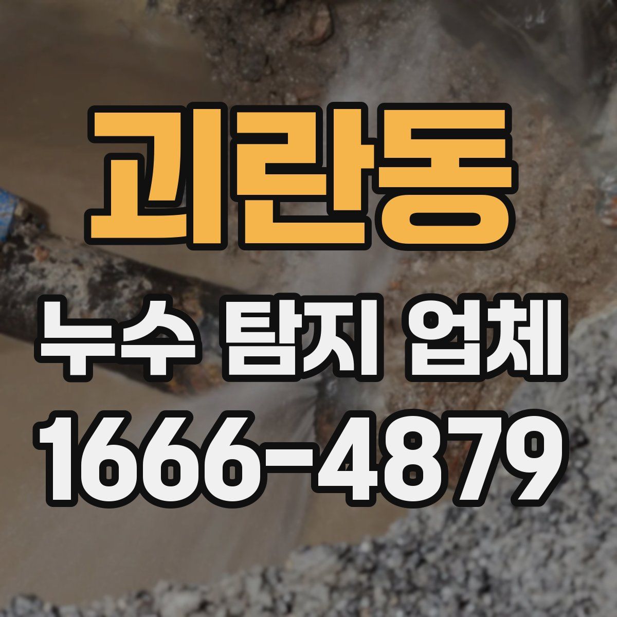괴란동 누수 탐지 업체