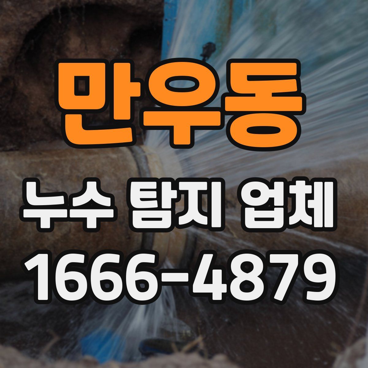 만우동 누수 탐지 업체