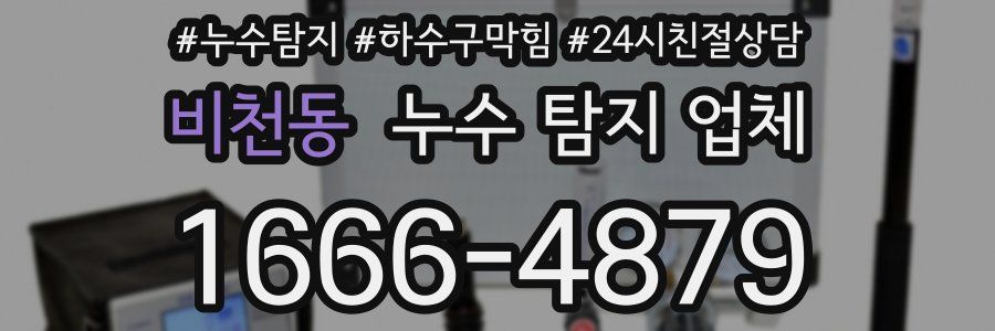 비천동 누수 탐지 업체