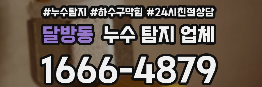 달방동 누수 탐지 업체