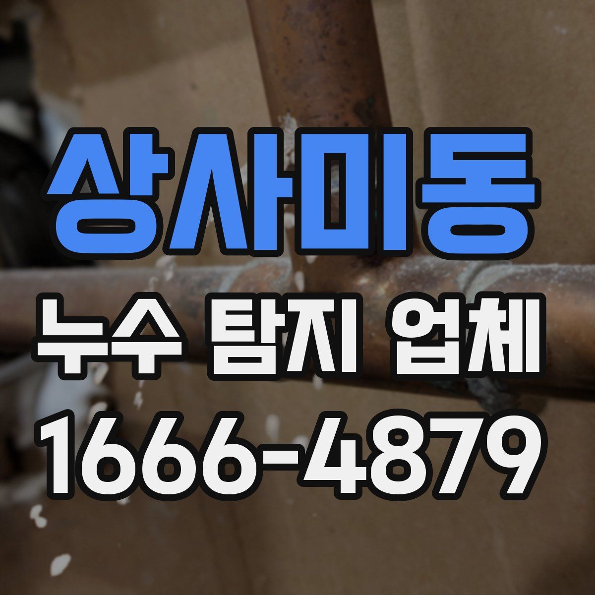상사미동 누수 탐지 업체