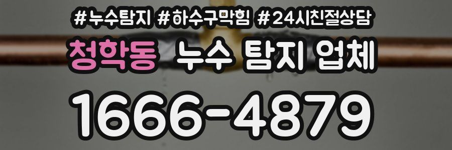청학동 누수 탐지 업체