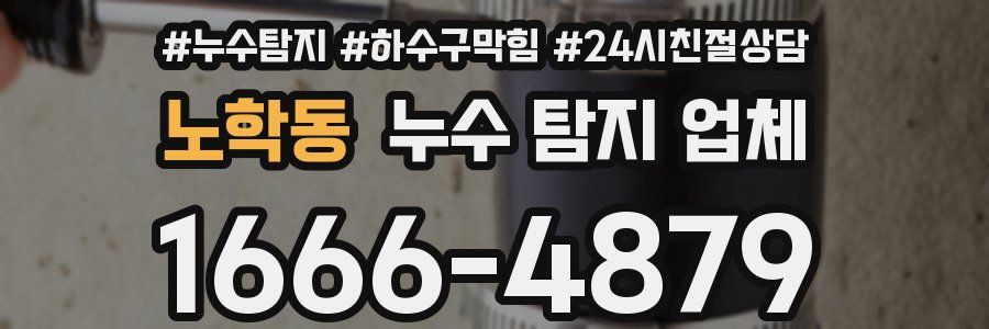 노학동 누수 탐지 업체