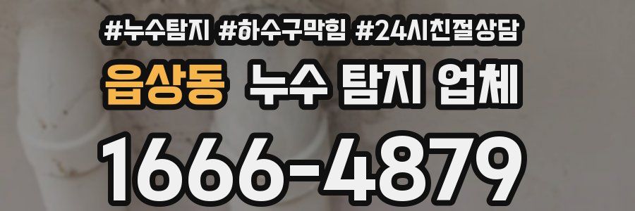 읍상동 누수 탐지 업체