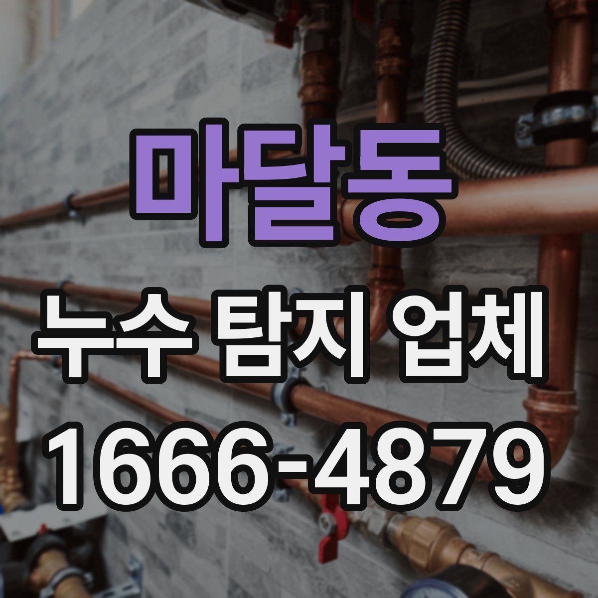 마달동 누수 탐지 업체