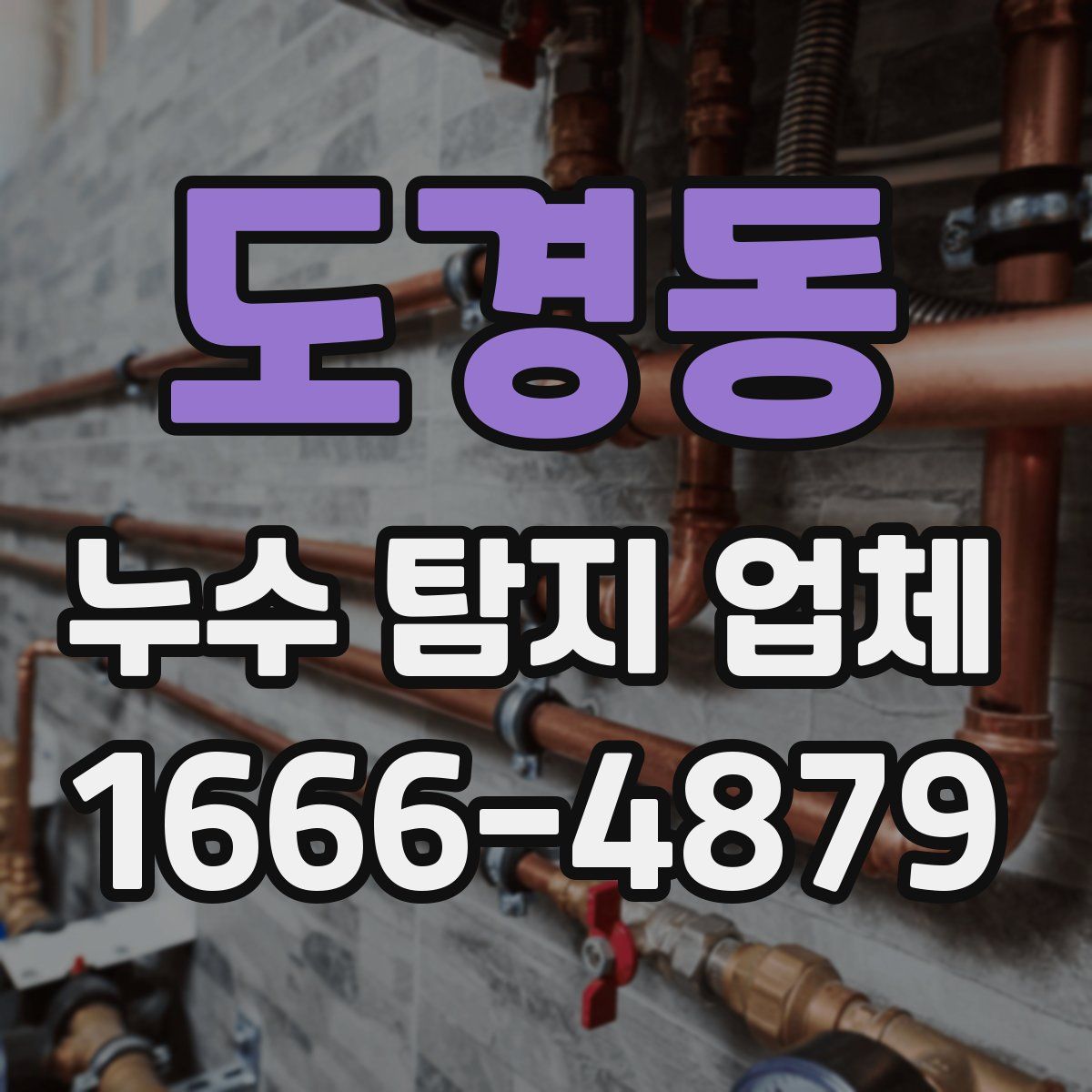 도경동 누수 탐지 업체