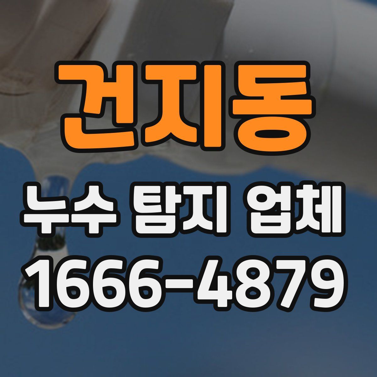 건지동 누수 탐지 업체