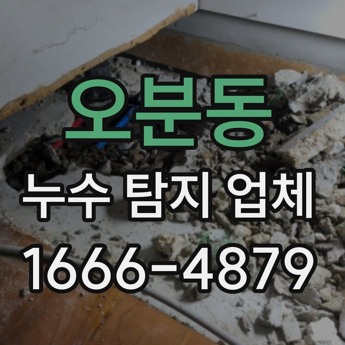오분동 누수 탐지 업체