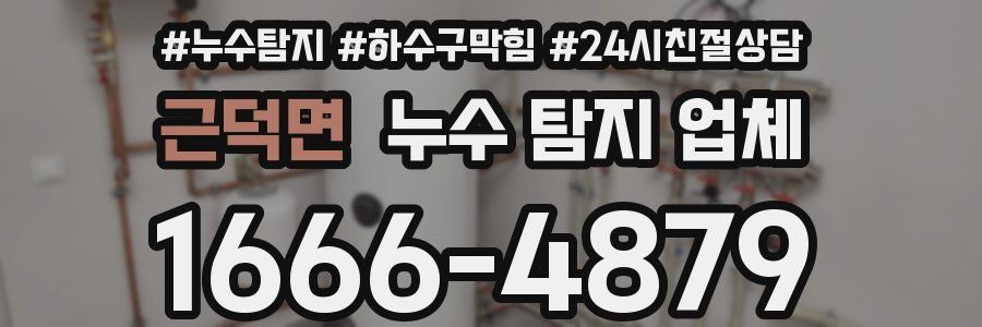 근덕면 누수 탐지 업체