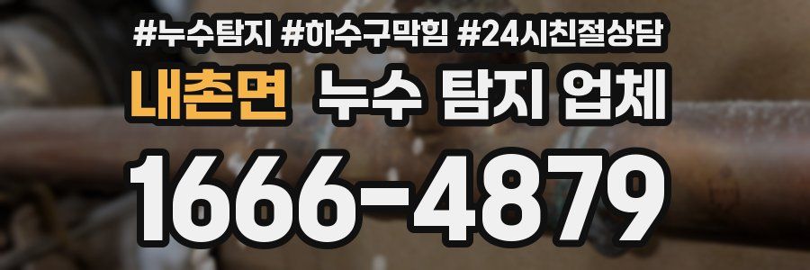 내촌면 누수 탐지 업체
