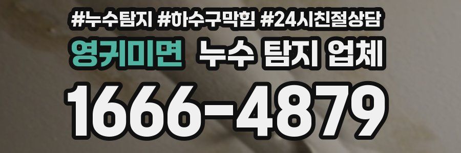 영귀미면 누수 탐지 업체