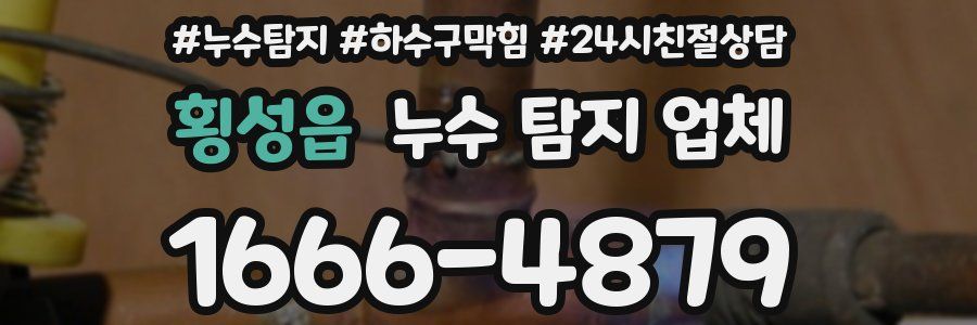 횡성읍 누수 탐지 업체