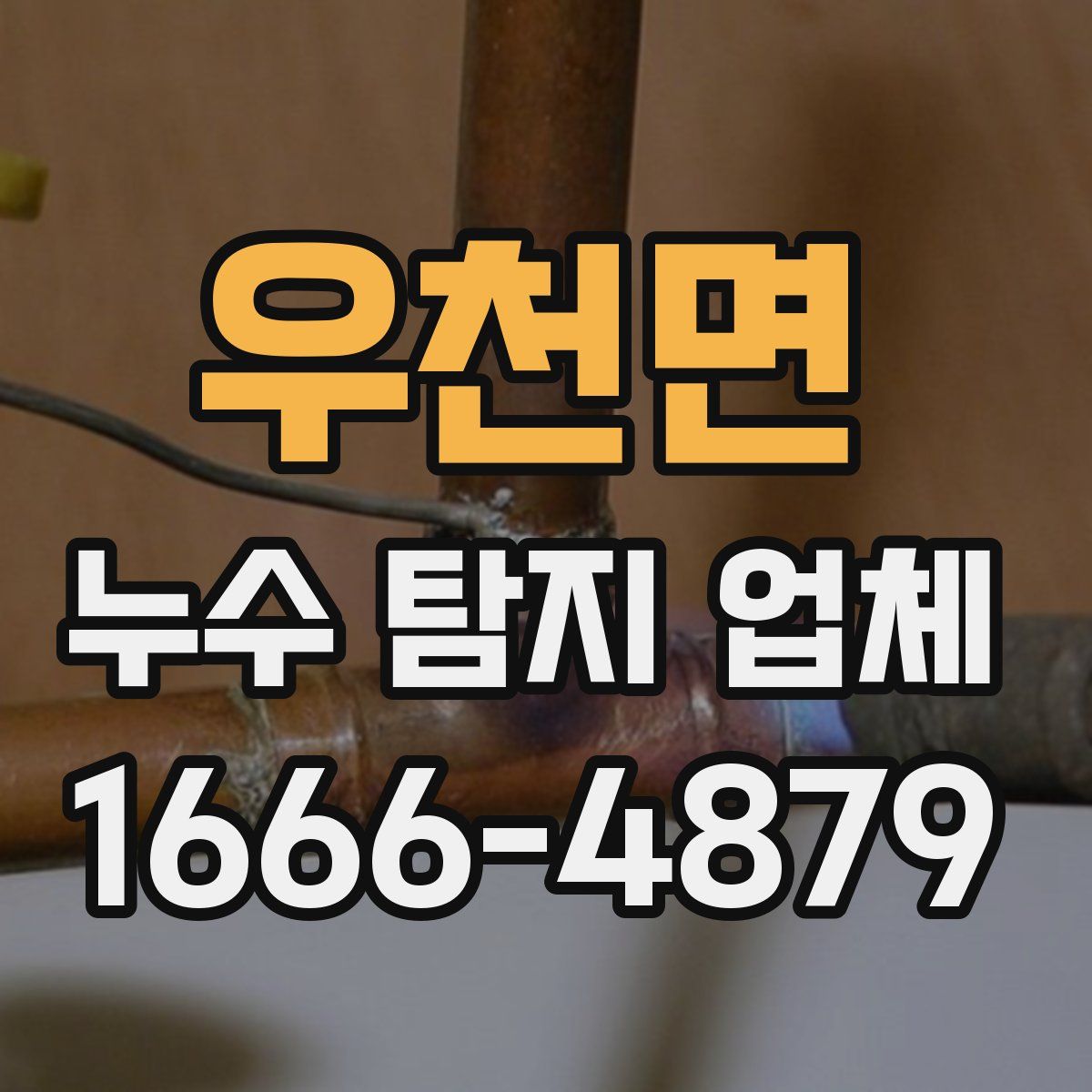 우천면 누수 탐지 업체