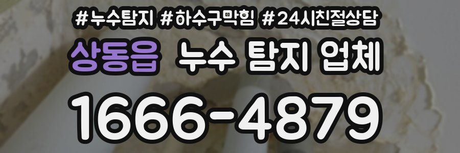 상동읍 누수 탐지 업체
